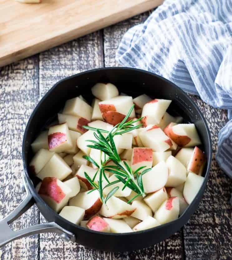 Rosemary Almond Mashed Potatoes