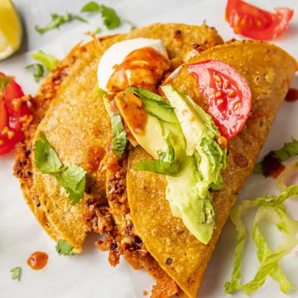 Easy and Delicious Vegan Tacos with Walnut Quinoa