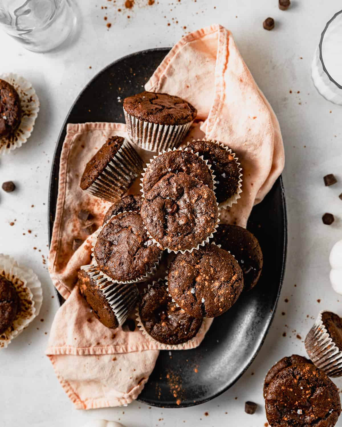 pumpkin chocolate muffins