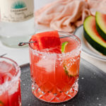 Rita Margarita with fresh watermelon