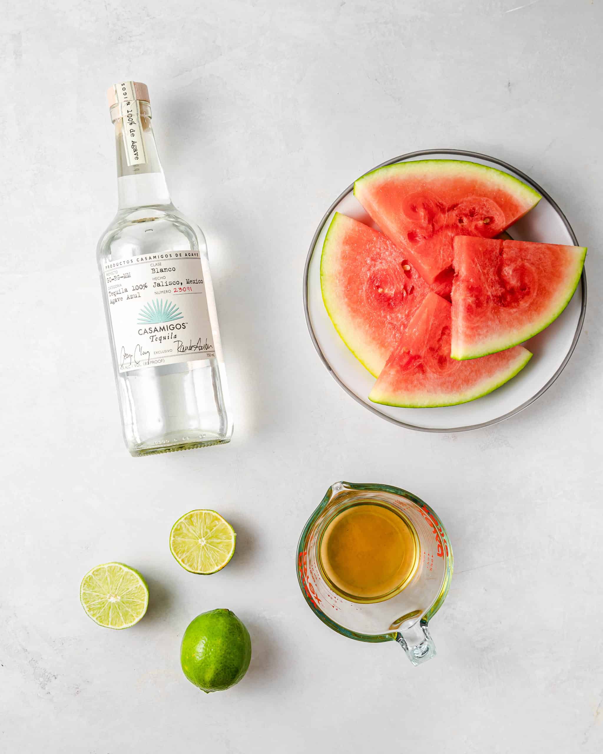 Watermelon Margarita with Blanco Tequila
